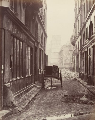 Rue Estienne, de la Rue Boucher, 1862-65 by Charles Marville