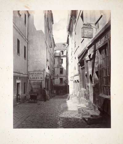 Rue d by Charles Marville