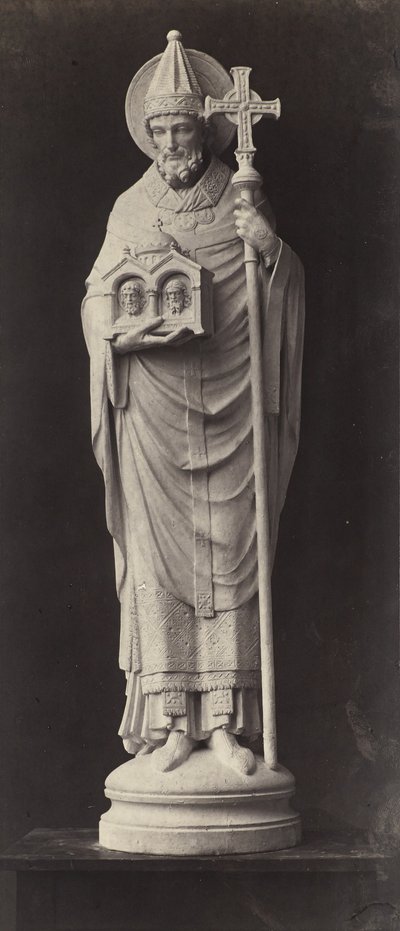 Statue from the Louvre by Charles Marville