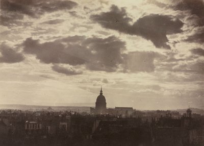 Untitled: Cloud Study with Les Invalides by Charles Marville