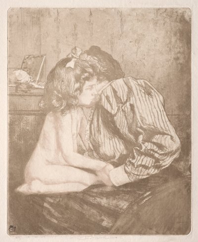 Confidences, from A New Sentimental Education (1901) by Charles Maurin