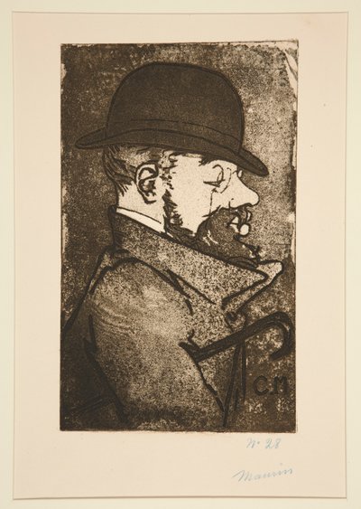 Portrait of Henri de Toulouse-Lautrec by Charles Maurin
