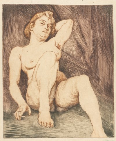 The Cigarette by Charles Maurin