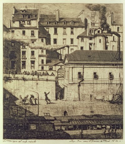 The Morgue by Charles Meryon