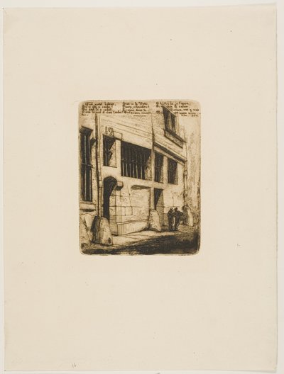 The Street of Bad Boys by Charles Meryon