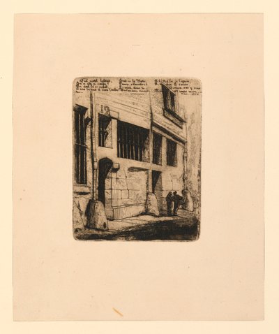 The Street of Bad Boys by Charles Meryon