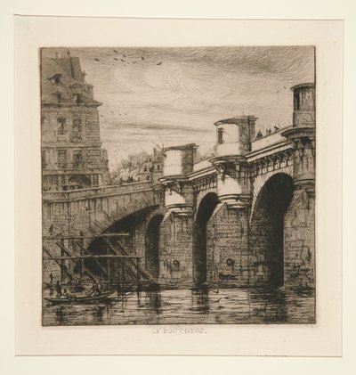 Le Pont-Neuf by Charles Meryon
