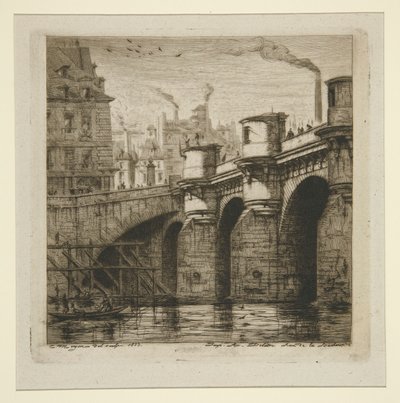 Le Pont-Neuf by Charles Meryon