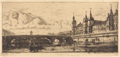 Le Pont-au-Change, Paris by Charles Meryon