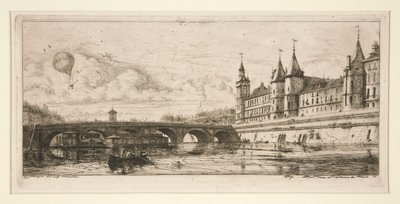 Le Pont au Change, Paris by Charles Meryon