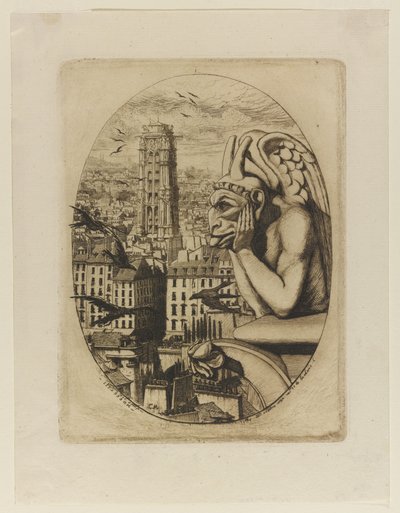 The Gargoyle by Charles Meryon