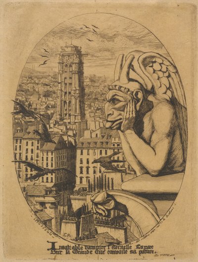 The Vampire by Charles Meryon