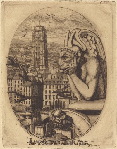 The Vampire by Charles Meryon