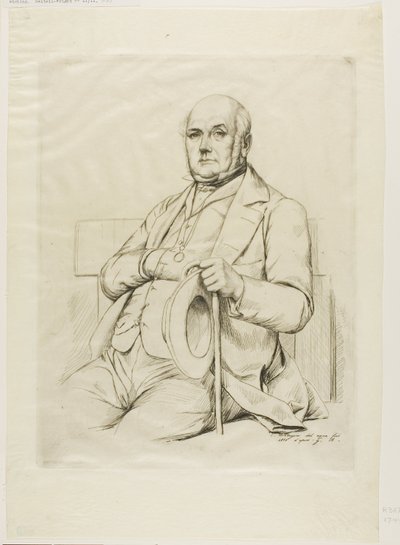 Portrait of Casimir le Conte by Charles Meryon