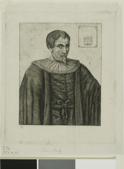 Portrait of Jean Besly, Historian by Charles Meryon
