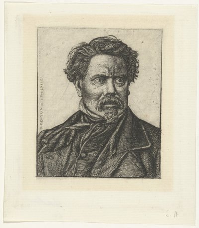 Portrait of Historian Benjamin Fillon by Charles Meryon