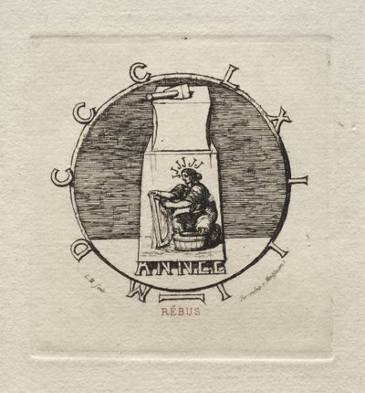 Rebus: Here Lies the Ancient Vendetta by Charles Meryon