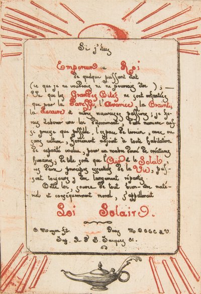 Solar Law by Charles Meryon