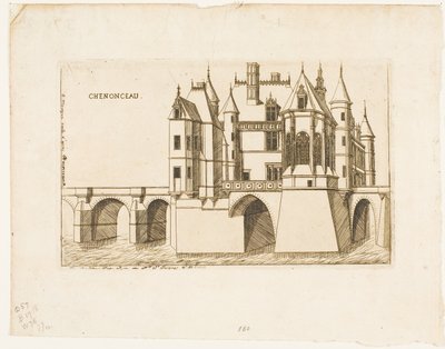 The Château of Chenonceau, no. 2 by Charles Meryon
