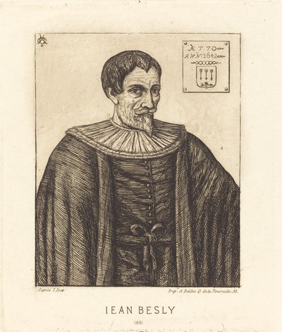 Jean Besly by Charles Meryon after Jaspar Isacsz