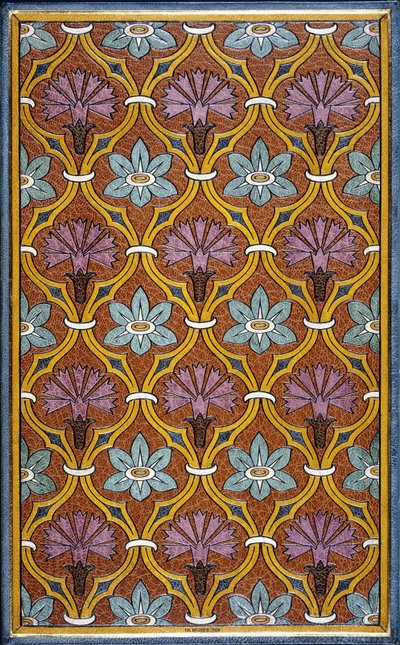 Inside Cover with Floral Design by Charles Meunier