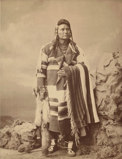 Hinmatóowyalahtq’it Chief Joseph, 1879 by Charles Milton Bell