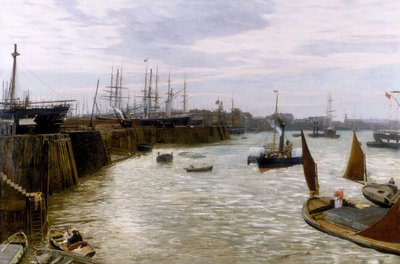 Blackwall, 1872 by Charles Napier Hemy