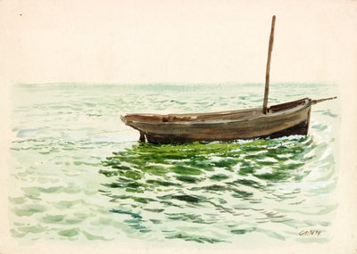 Dinghy by Charles Napier Hemy
