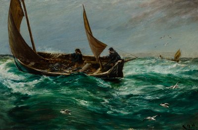 Fisherman on the Way Home by Charles Napier Hemy