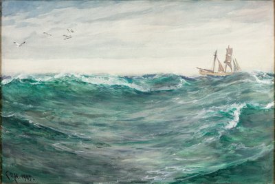Off Fowey; Wind Westerly by Charles Napier Hemy
