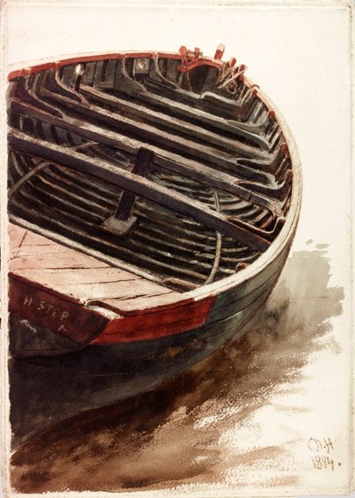Study of a Dinghy by Charles Napier Hemy
