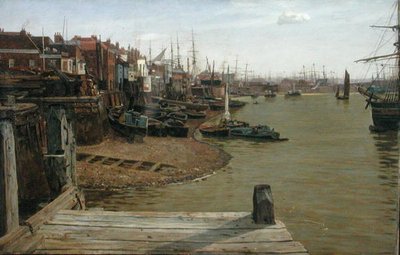 The Thames at Limehouse by Charles Napier Hemy