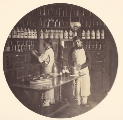 Imperial Asylum of Vincennes, the Pharmacy by Charles Nègre