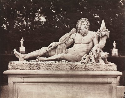The Tiber, Tuileries Garden, Paris, 1859 by Charles Nègre
