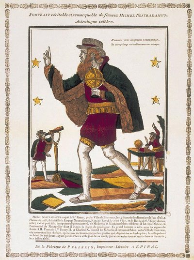 Michel de Nostredame 1503-1566 by Charles Nicolas Canivet