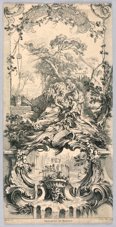 Triumph of Pomona by Charles Nicolas Cochin the younger
