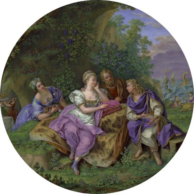 Guéridon of Elżbieta Grabowska (detail) by Charles Nicolas Dodin