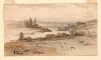 A Landscape by Charles Nicolas Ransonnette
