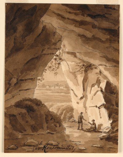 In a Cave by Charles Nicolas Ransonnette