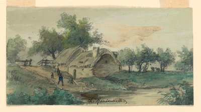 Landscape by Charles Nicolas Ransonnette