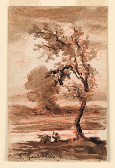Landscape by Charles Nicolas Ransonnette