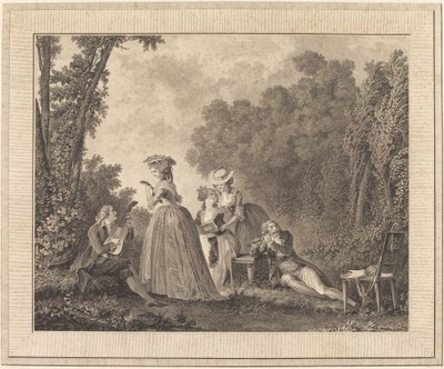 The Pleasant Concert by Charles Nicolas Varin after Nicolas Lavreince