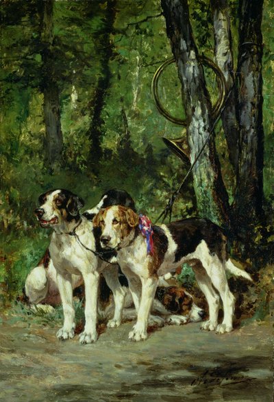 A Pack of Hounds by Charles Oliver de Penne