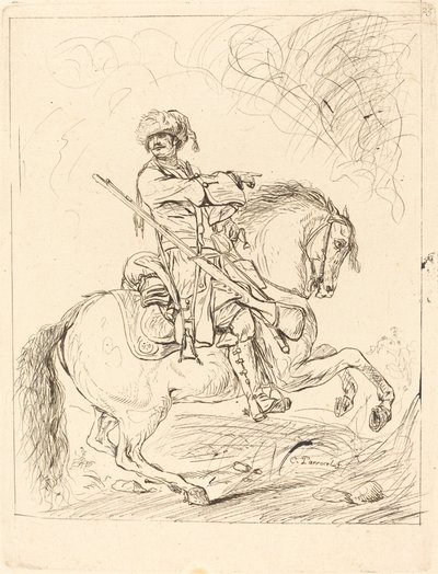 A Dragoon on Horseback by Charles Parrocel