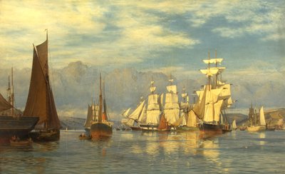 Falmouth Harbour by Charles Parsons Knight