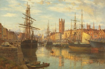 The Floating Harbour, Bristol by Charles Parsons Knight