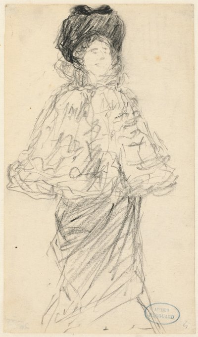 Standing Woman by Charles Paul Renouard