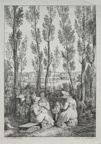 The Picnic by Charles Philibert Lasteyrie du Saillant