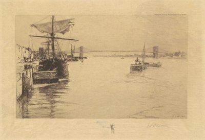Brooklyn Bridge by Charles Platt A.