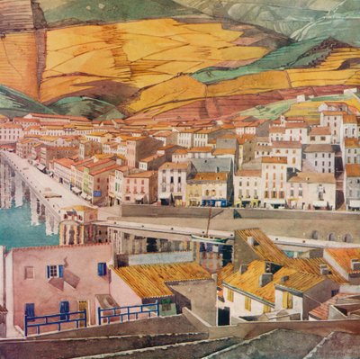 Port Vendres, La Ville (c. 1925) by Charles Rennie Mackintosh